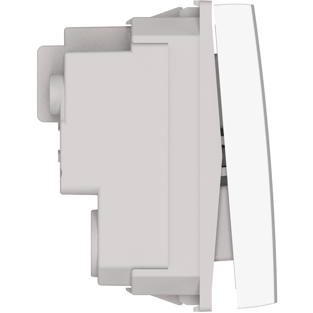 Intrerupator cu LED HIMEL, incastrat, 16A, 1 modul, alb