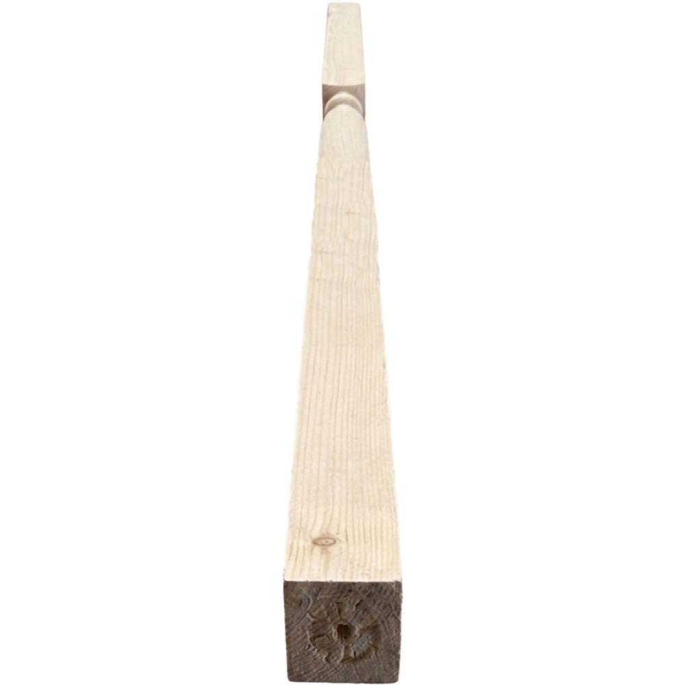Balustru cap strunjit, brad, 750 x 43 x 43 mm, natur