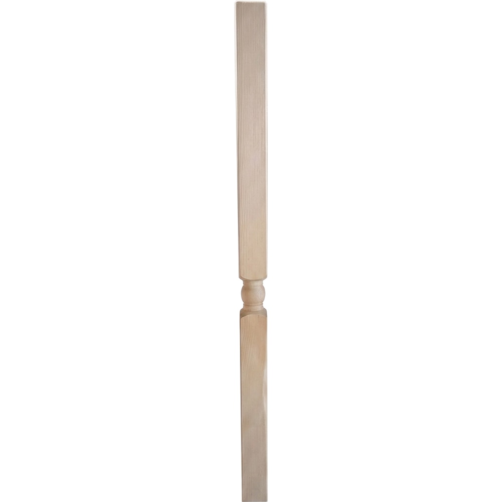 Balustru cap strunjit, brad, 920 x 43 x 43 mm, natur