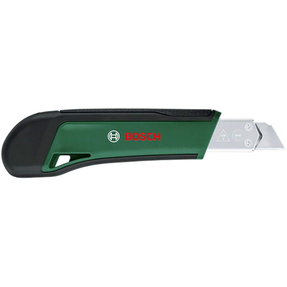 Cutter retractabil BOSCH, 18mm, verde-argintiu