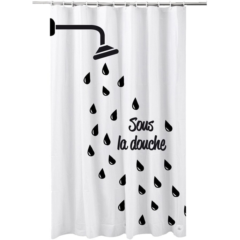 Perdea dus FRANDIS 195071, poliester, 180 x 200 cm, alb