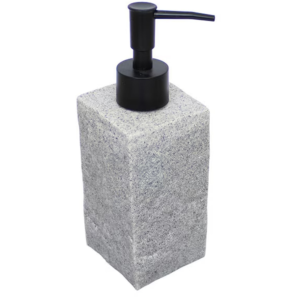 Dozator sapun lichid FRANDIS 196664, rasina, aspect piatra, gri