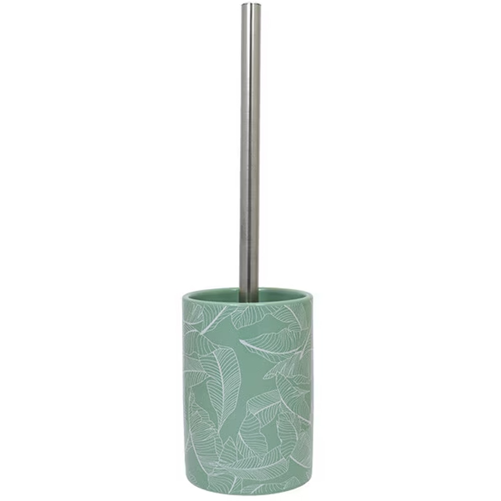 Set perie toaleta FRANDIS 196679, ceramica, verde