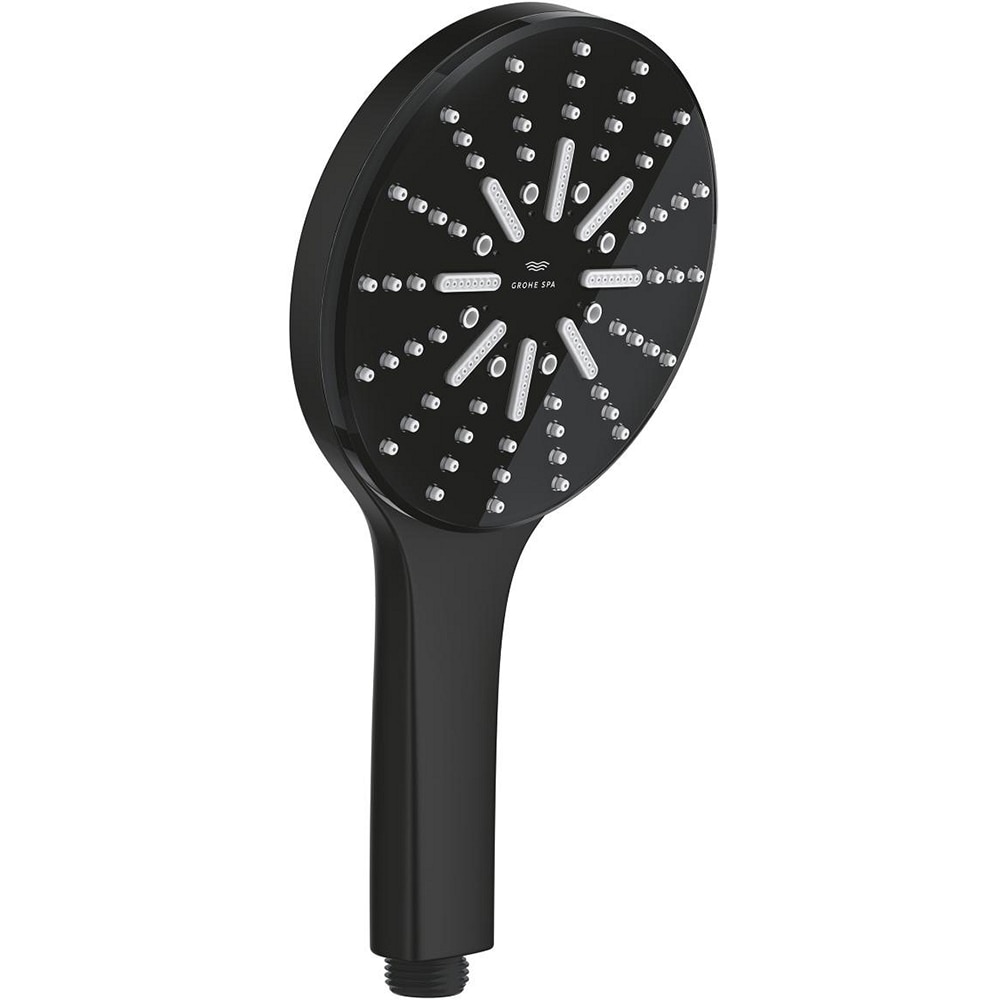 Para dus GROHE Spa Aqua 101676KF00, 130 mm, 3 functii, negru