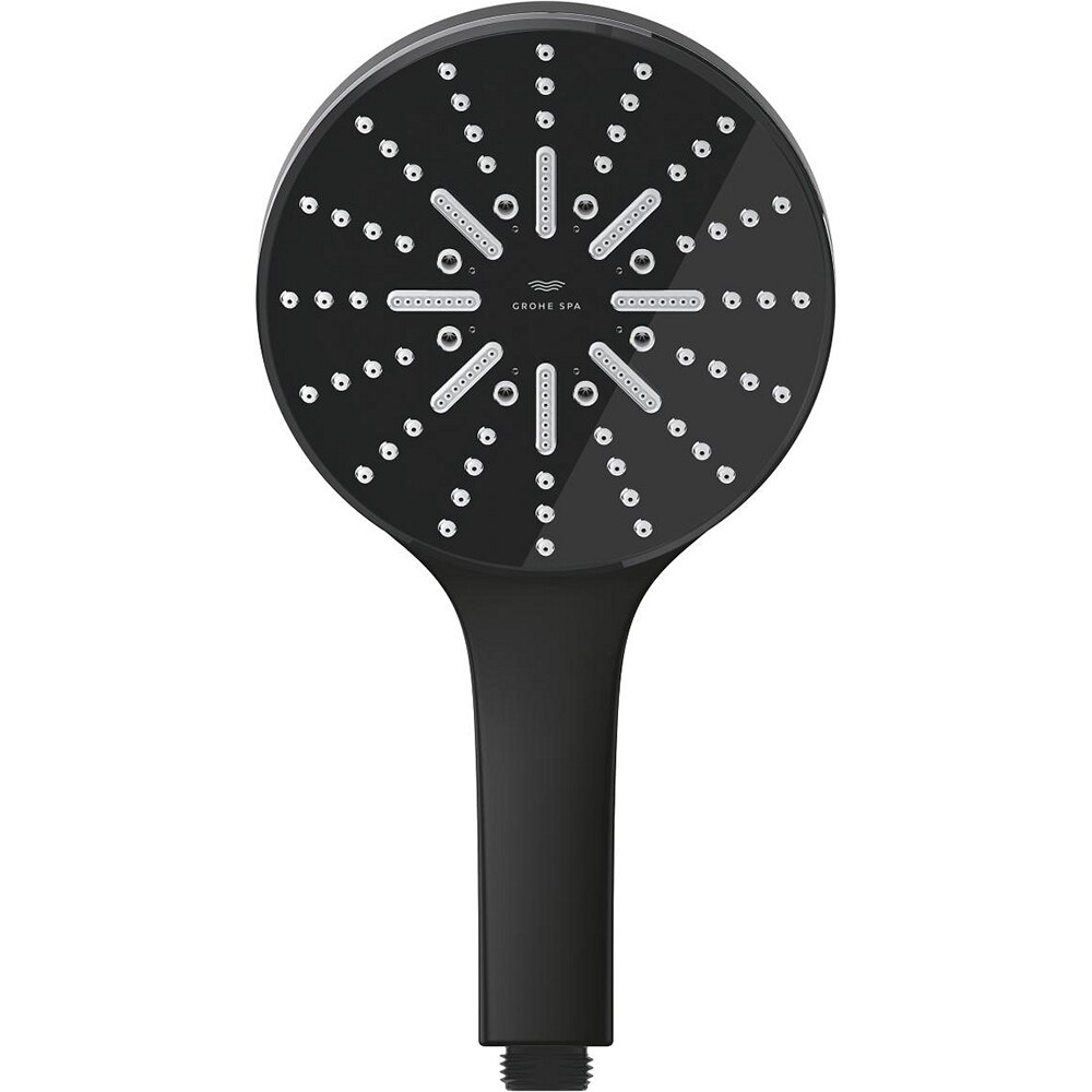 Para dus GROHE Spa Aqua 101676KF00, 130 mm, 3 functii, negru