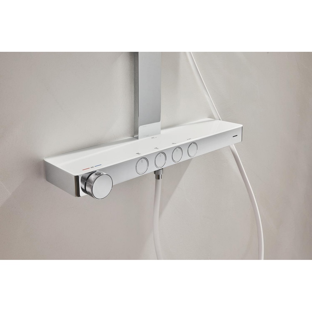 Sistem dus GROHE Rainshower Aqua Pure 1016800000, termostat, 3 functii, crom