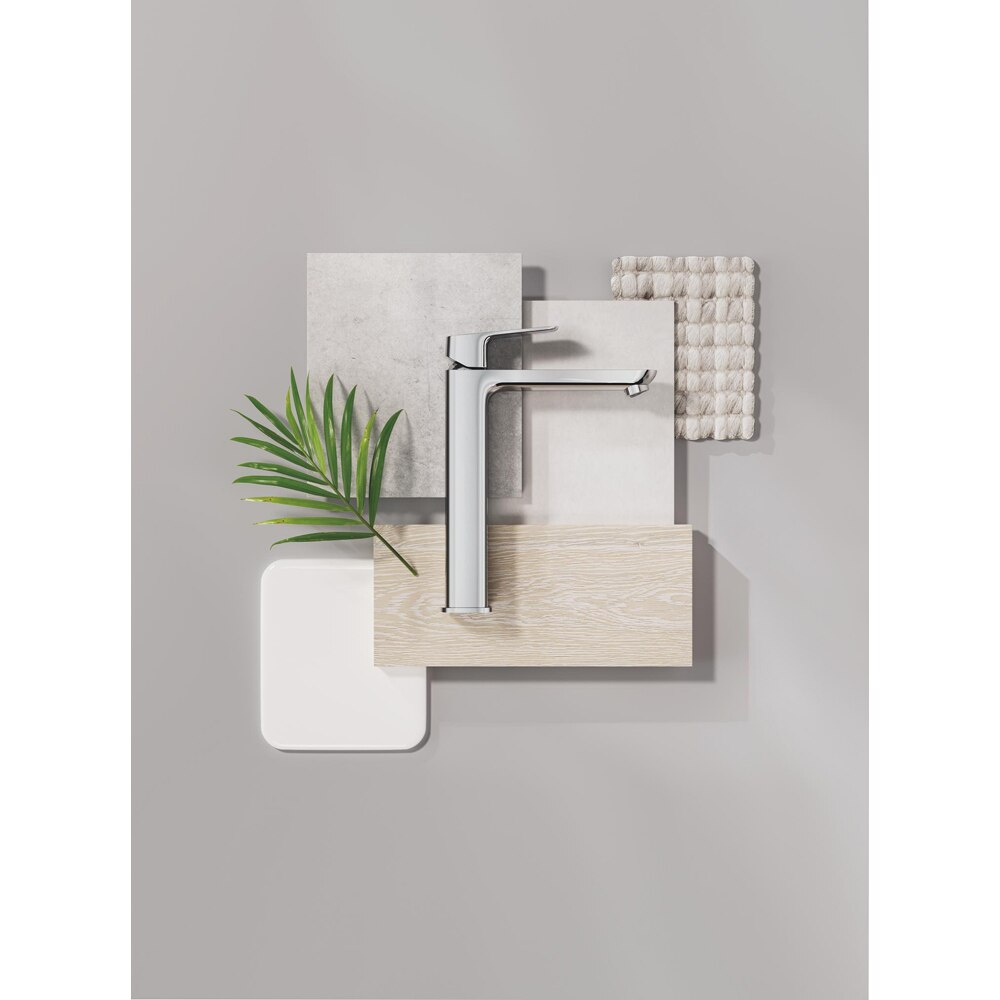 Baterie lavoar GROHE Cubeo 1017290000, marimea XL, alama, crom