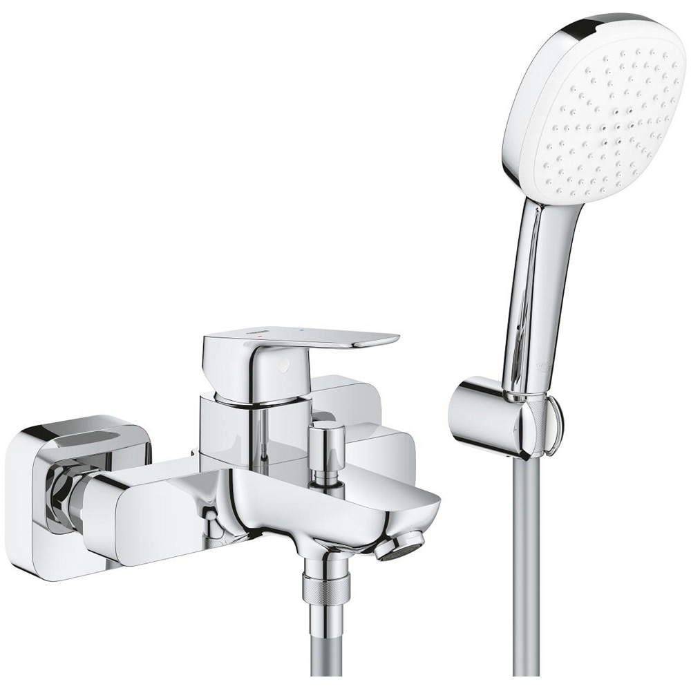Baterie cada GROHE Cubeo 1018140000, aparenta, set dus, alama, crom