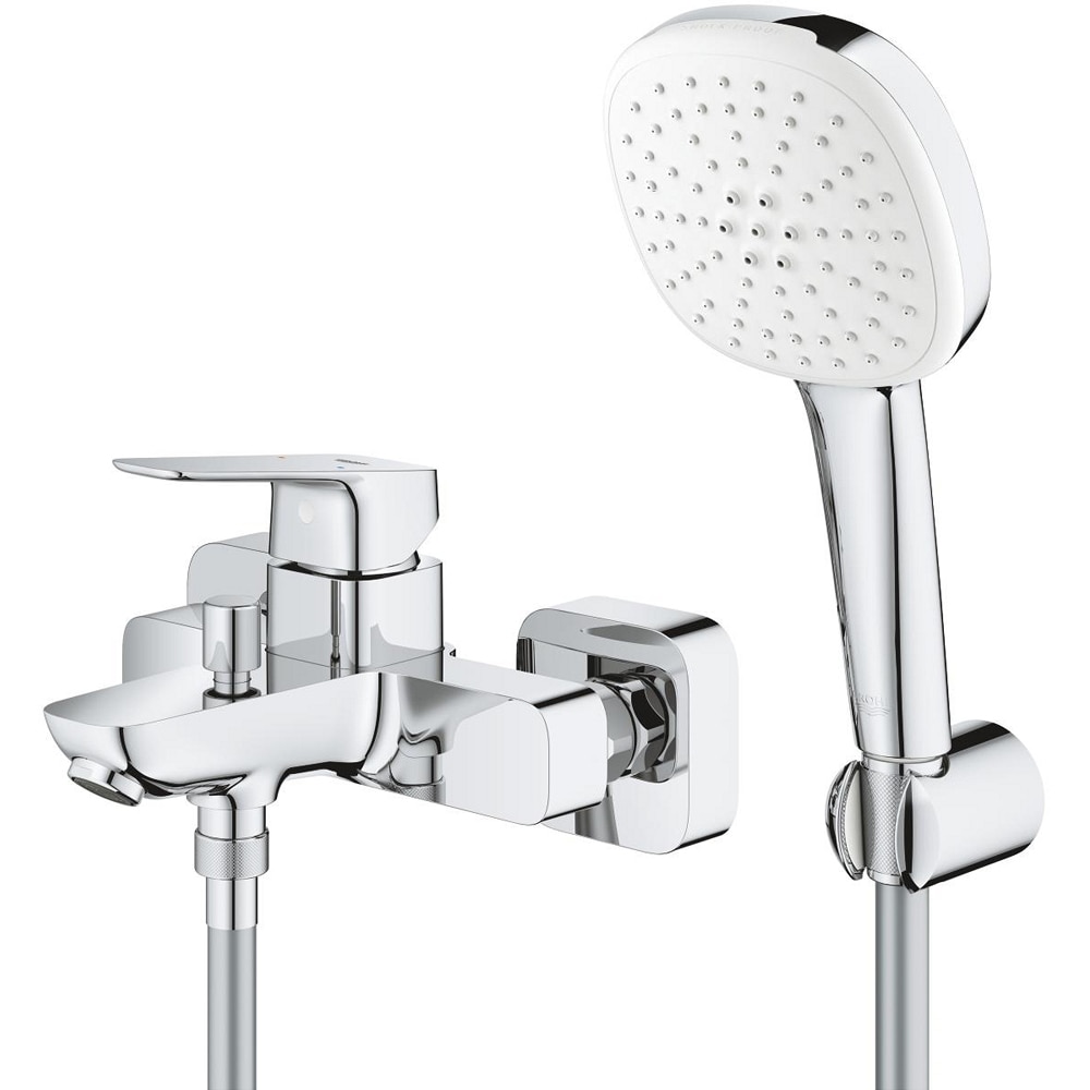 Baterie cada GROHE Cubeo 1018140000, aparenta, set dus, alama, crom