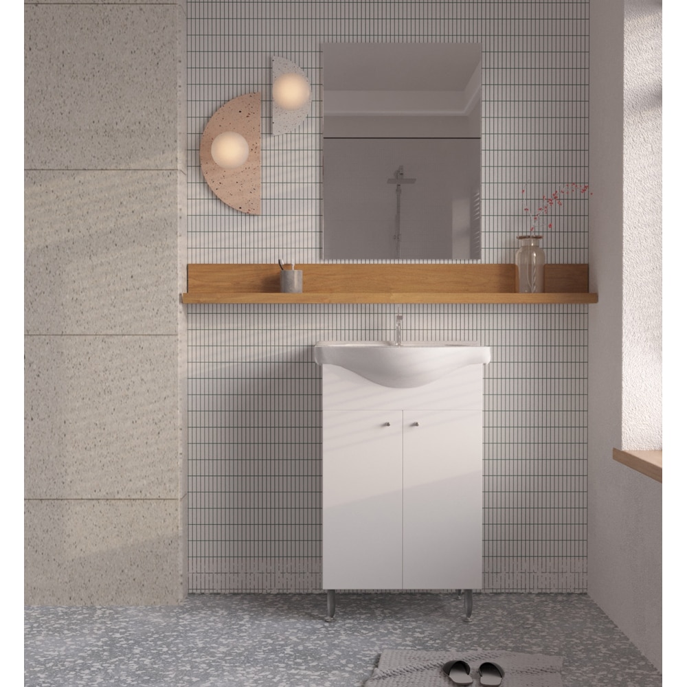 Set mobilier baie SANITOP Joy, 60 cm, alb56 x 30.5 x 78 cm, alb