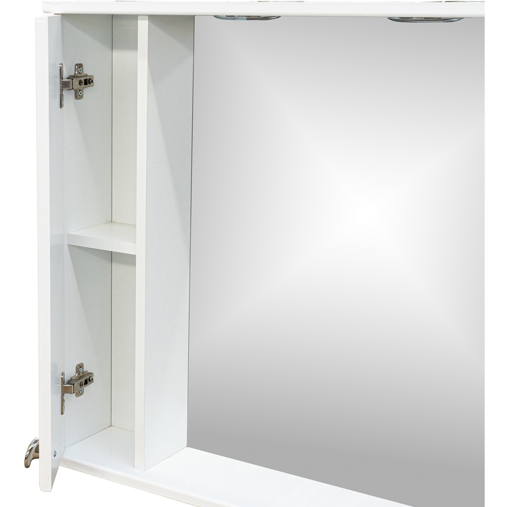 Oglinda baie cu dulap SANITOP Algo, 100 x 20 x 73 cm, iluminare LED, alb