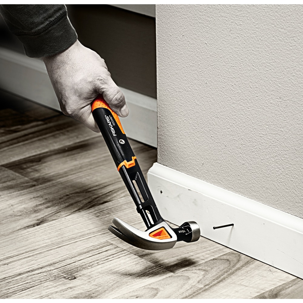 Ciocan universal curbat FISKARS IsoCore, marimea L, otel, portocaliu