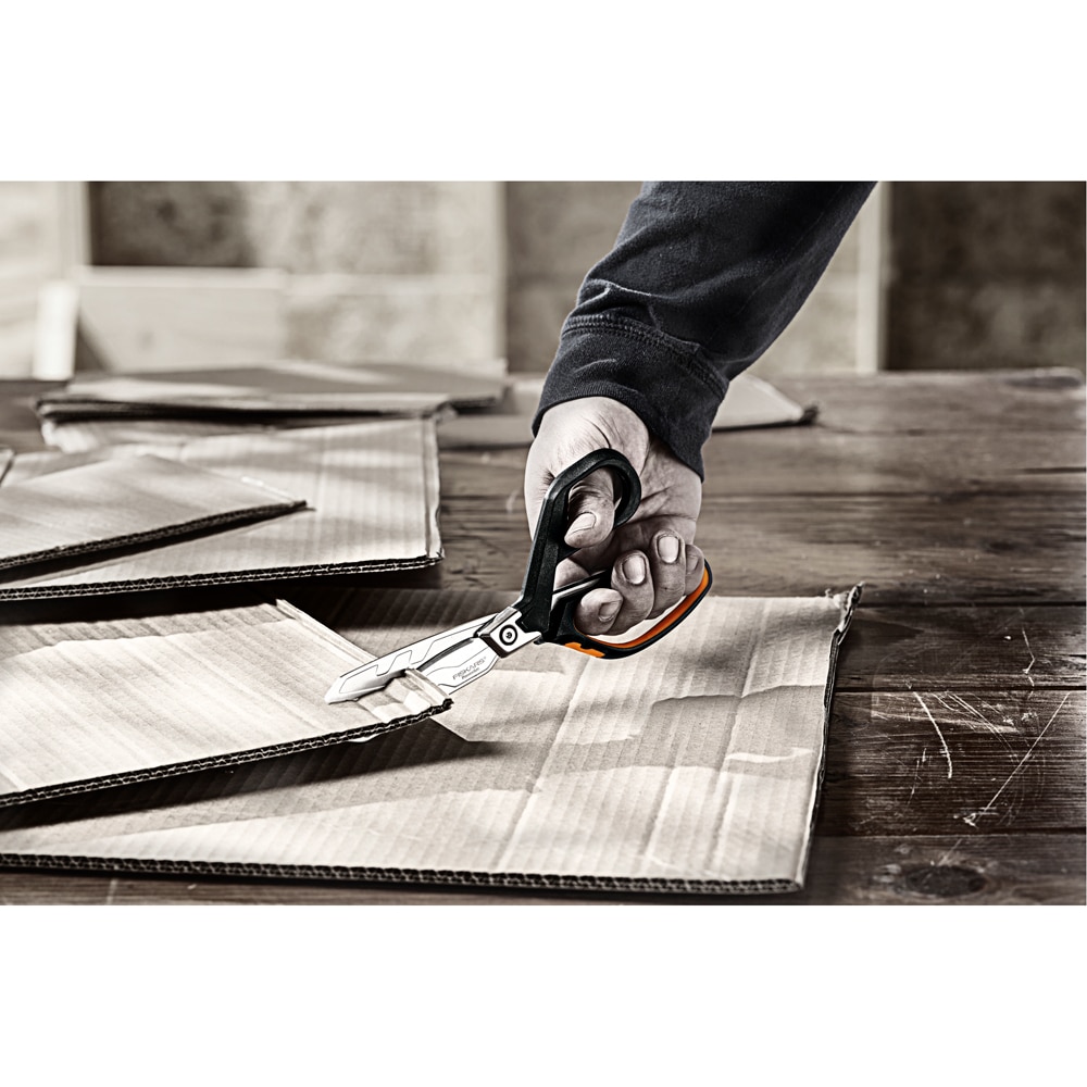 Foarfeca FISKARS PowerArc, 21cm, otel inoxidabil, negru