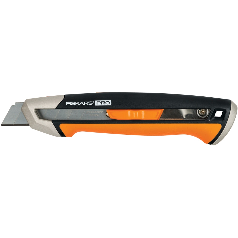 Cutit Snap-off FISKARS CarbonMax, 18mm, metal, negru