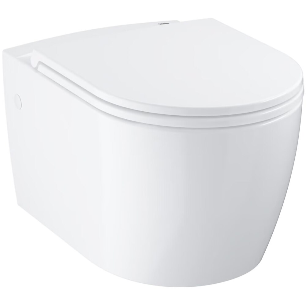 Vas WC suspendat GROHE Start Round 103848SH00, ceramica, 36.4 x 54.3 x 41 cm, capac SoftClose, alb