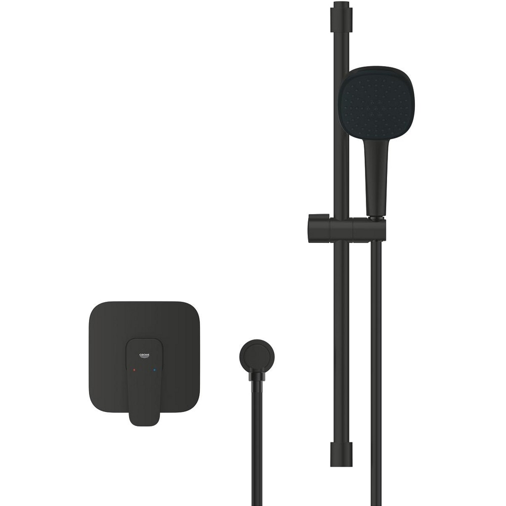 Baterie dus GROHE Cubeo 1053352430, set dus, alama, negru