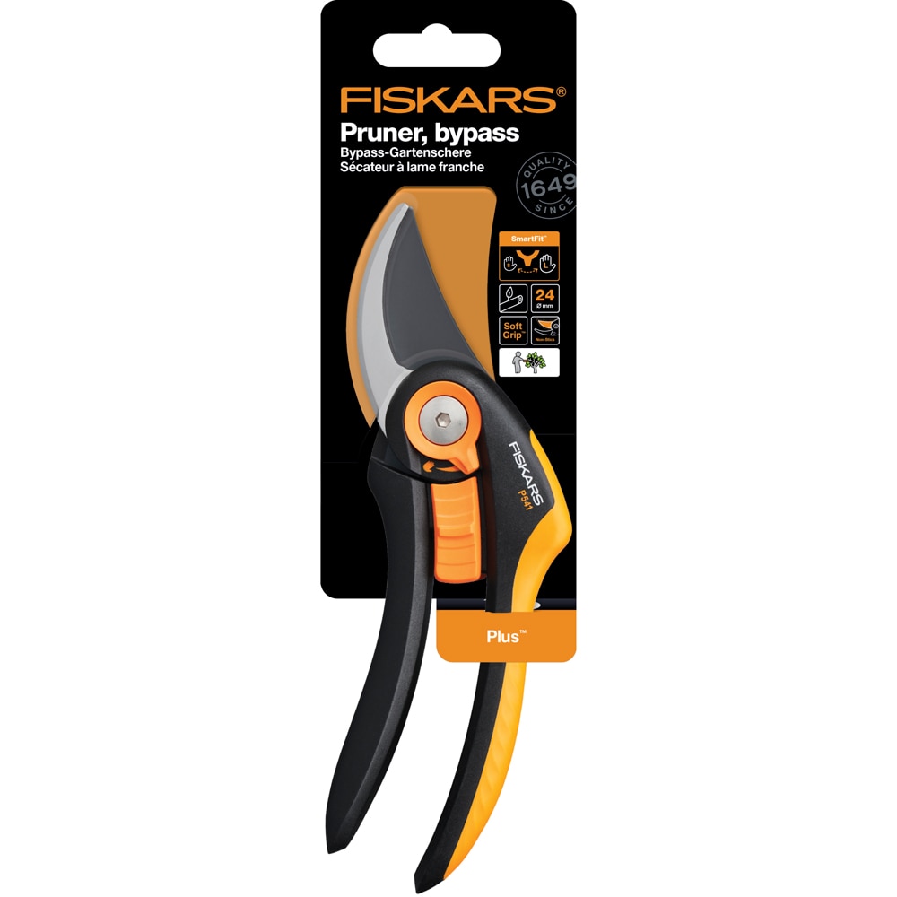 Foarfeca pas cu pas FISKARS P541 Plus SmartFit, otel, negru