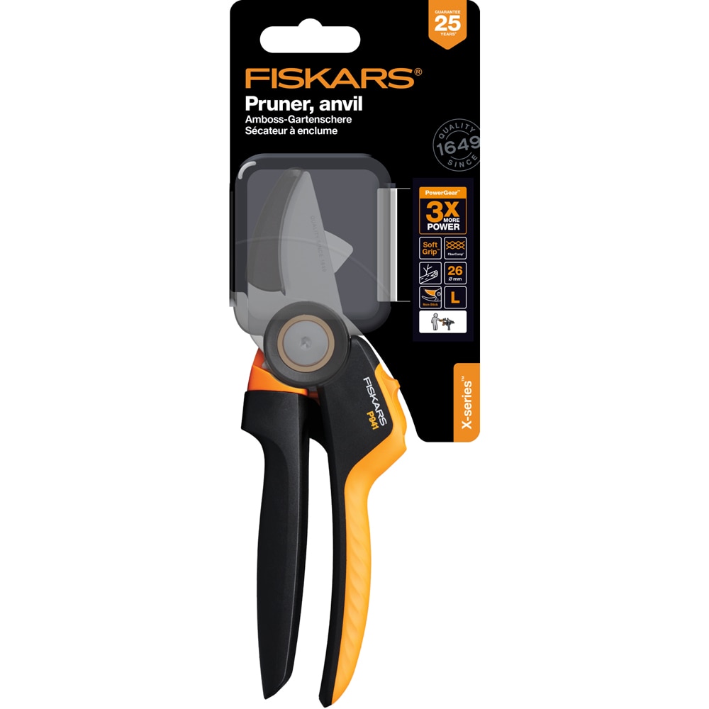 Foarfeca nicovala FISKARS PowerArc P941, L, otel, negru