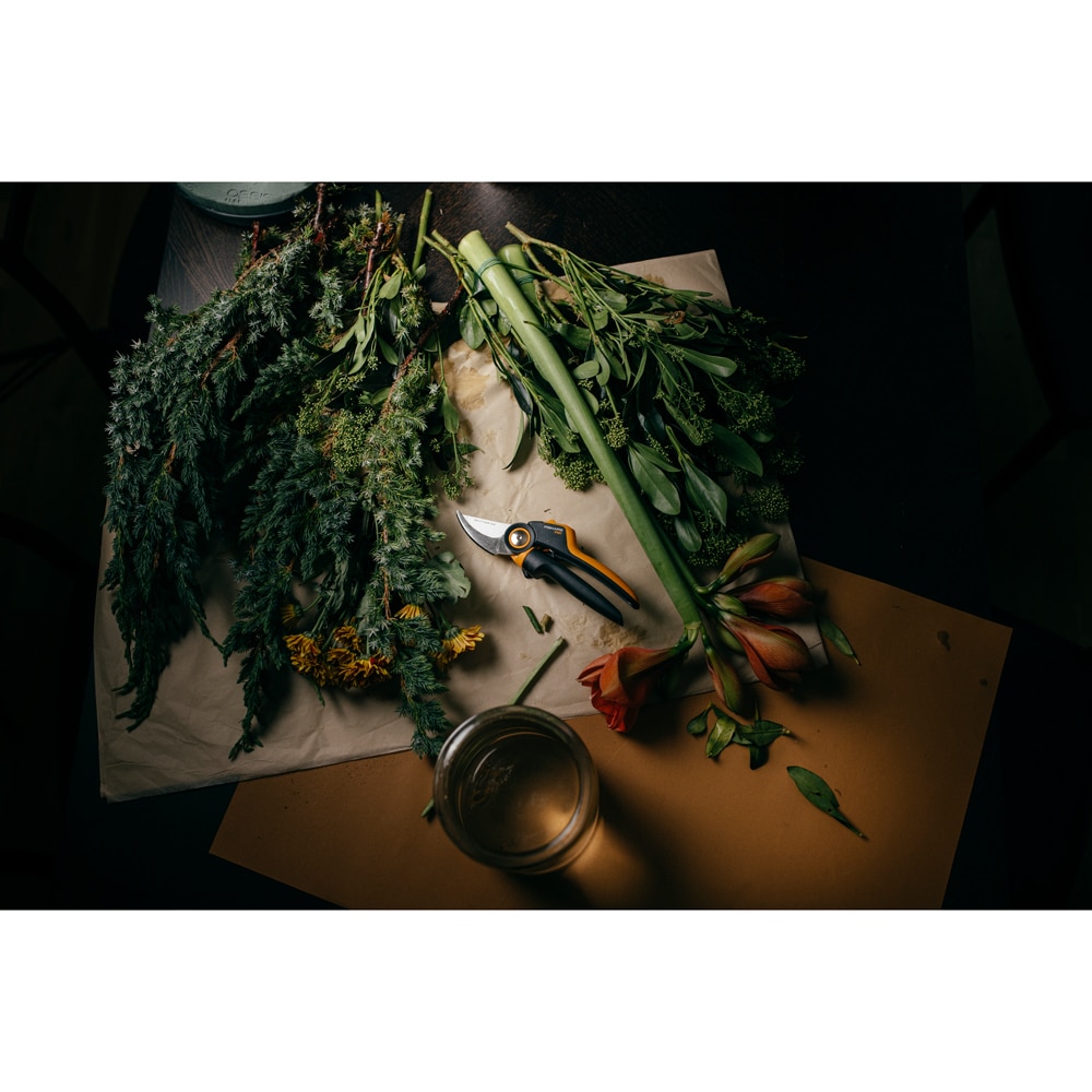 Foarfeca pas cu pas FISKARS PowerGear P961, L, otel, negru