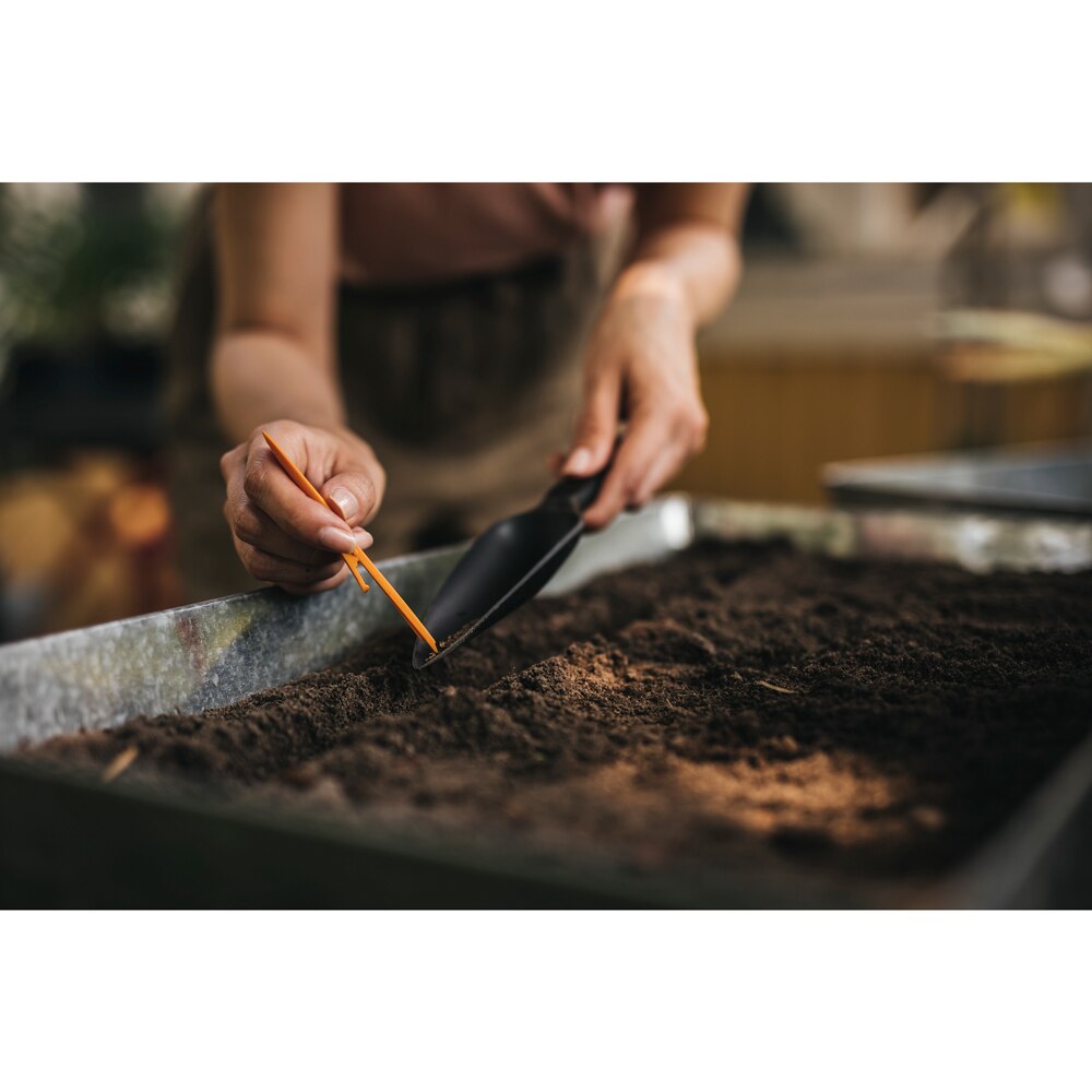 Plantator FISKARS Solid, plastic, negru