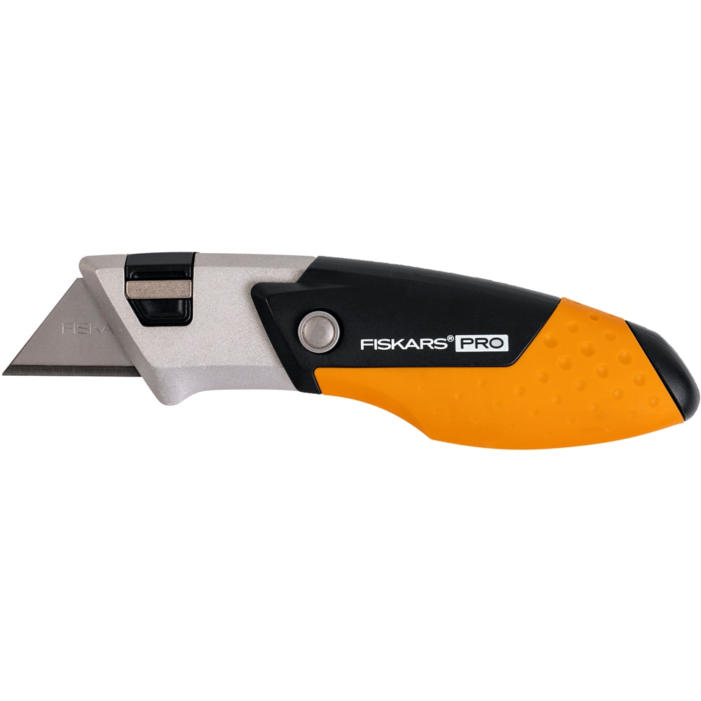 Cutit utilitar FISKARS CarbonMax, pliabil compact, metal, negru