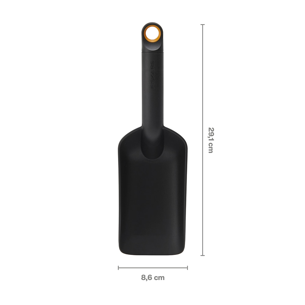 Scafa FISKARS, plastic, negru