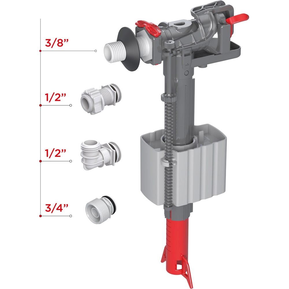 Robinet flotor WIRQUIN MultiFix 10950204, trei capete interschimbabile