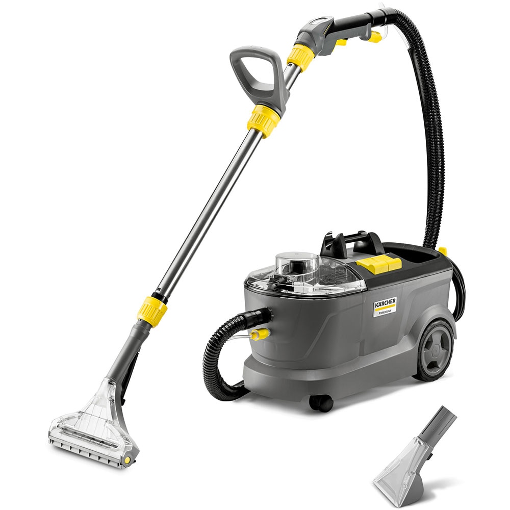Aspirator cu spalare KARCHER PROFESIONAL Puzzi 10/1 Adv 1.100-143.0, 8l, 1250W, gri antracit