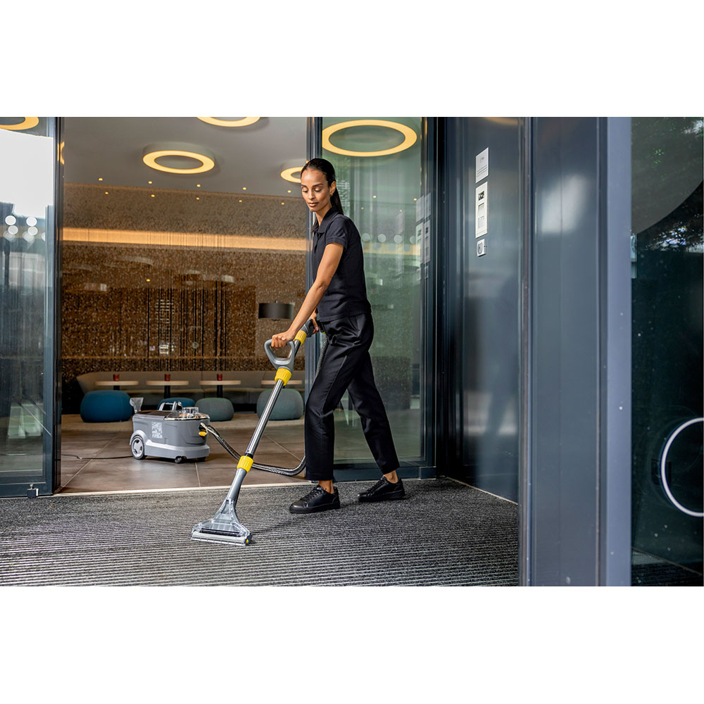 Aspirator cu spalare KARCHER PROFESIONAL Puzzi 10/1 Adv 1.100-143.0, 8l, 1250W, gri antracit