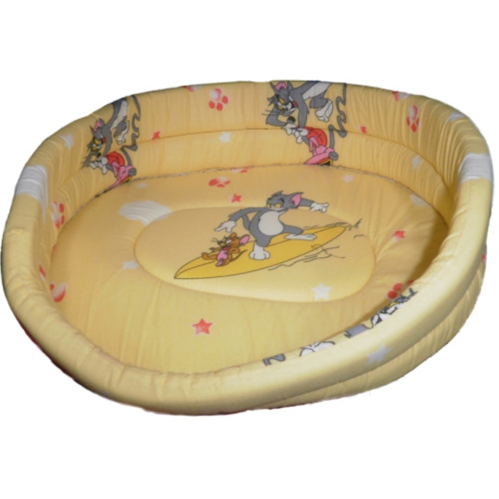 Culcus pentru caini ENJOY, 50 x 40 x 15 cm, multicolor