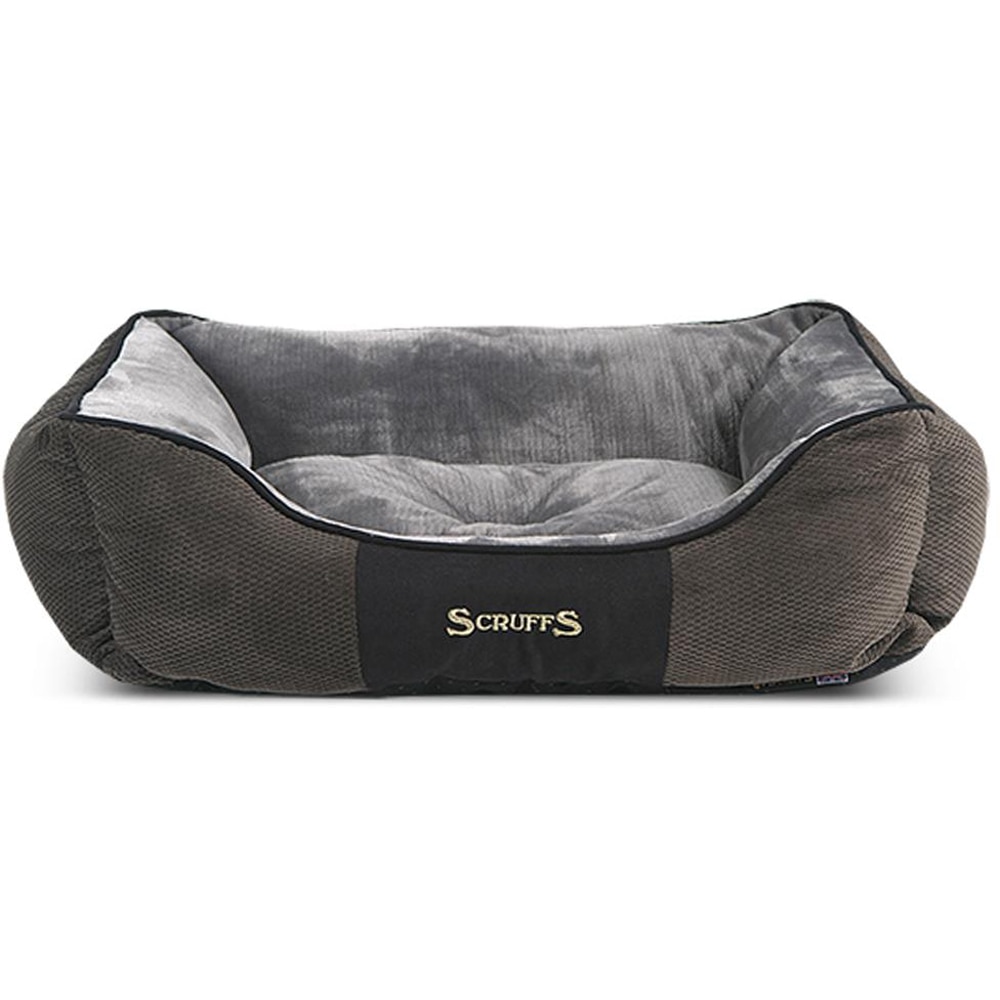 Culcus pentru caini SCRUFFS Chester, 50 x 40 x 14 cm, gri
