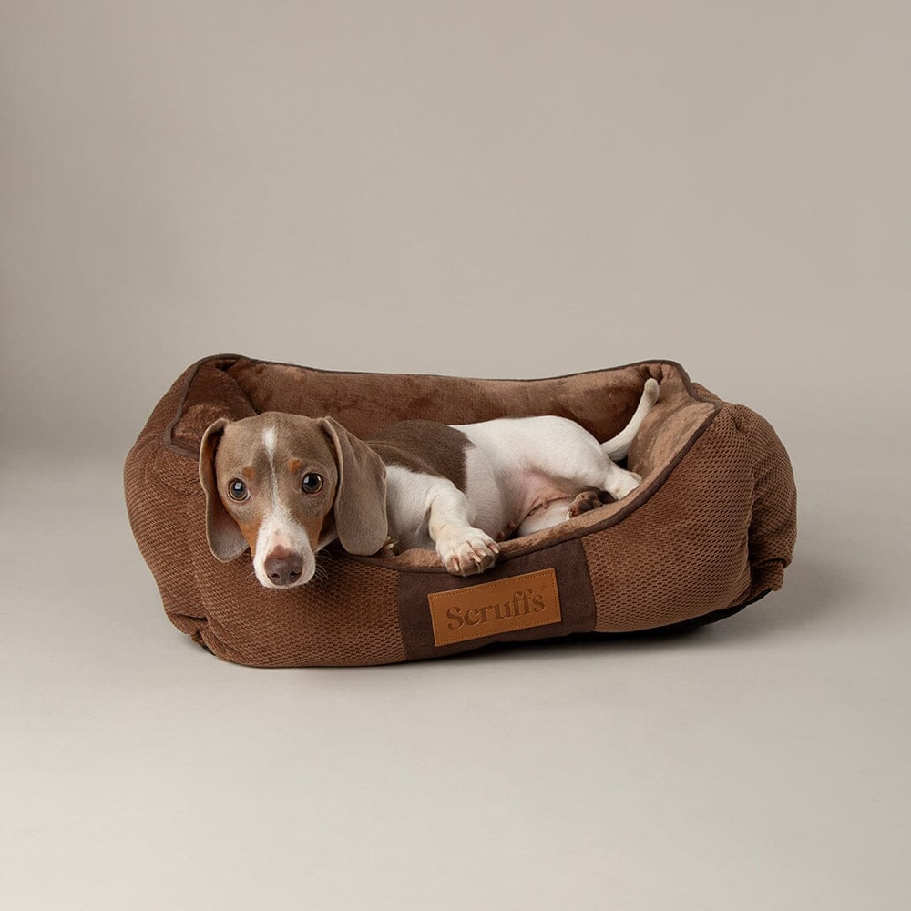 Culcus pentru caini SCRUFFS Chester, 60 x 50 x 16 cm, maro