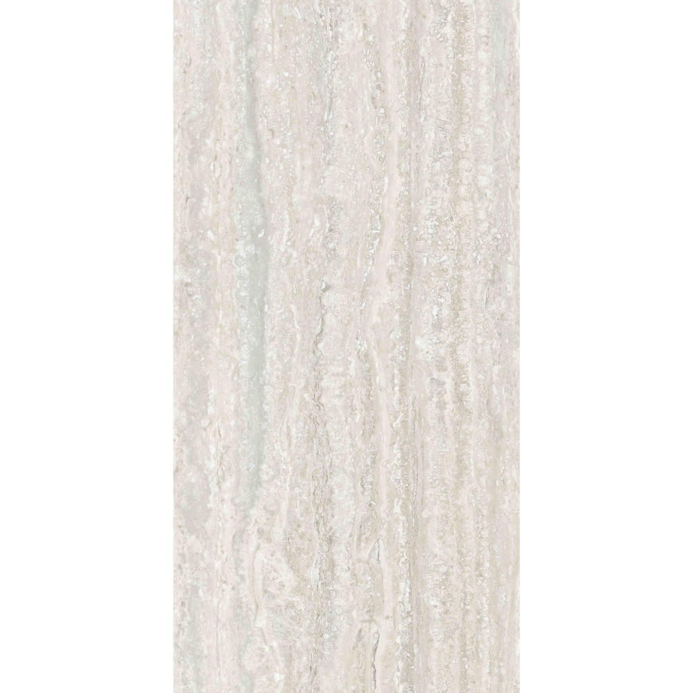 Gresie interior/exterior Travertin, gri deschis, portelanata, 60 x 120 cm, 1.44 mp/cutie, PEI 4