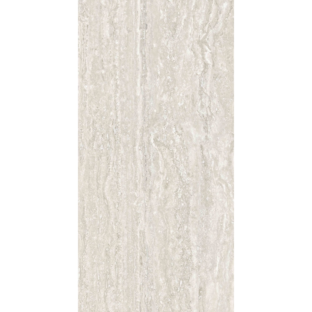 Gresie interior/exterior Travertin, gri deschis, portelanata, 60 x 120 cm, 1.44 mp/cutie, PEI 4