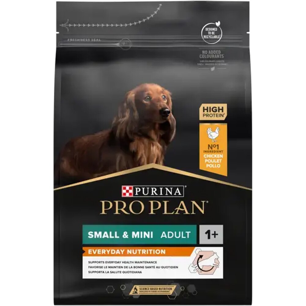 Hrana uscata pentru caini PURINA PRO PLAN Everyday Nutrition, Adult, Pui si Orez, 3 kg