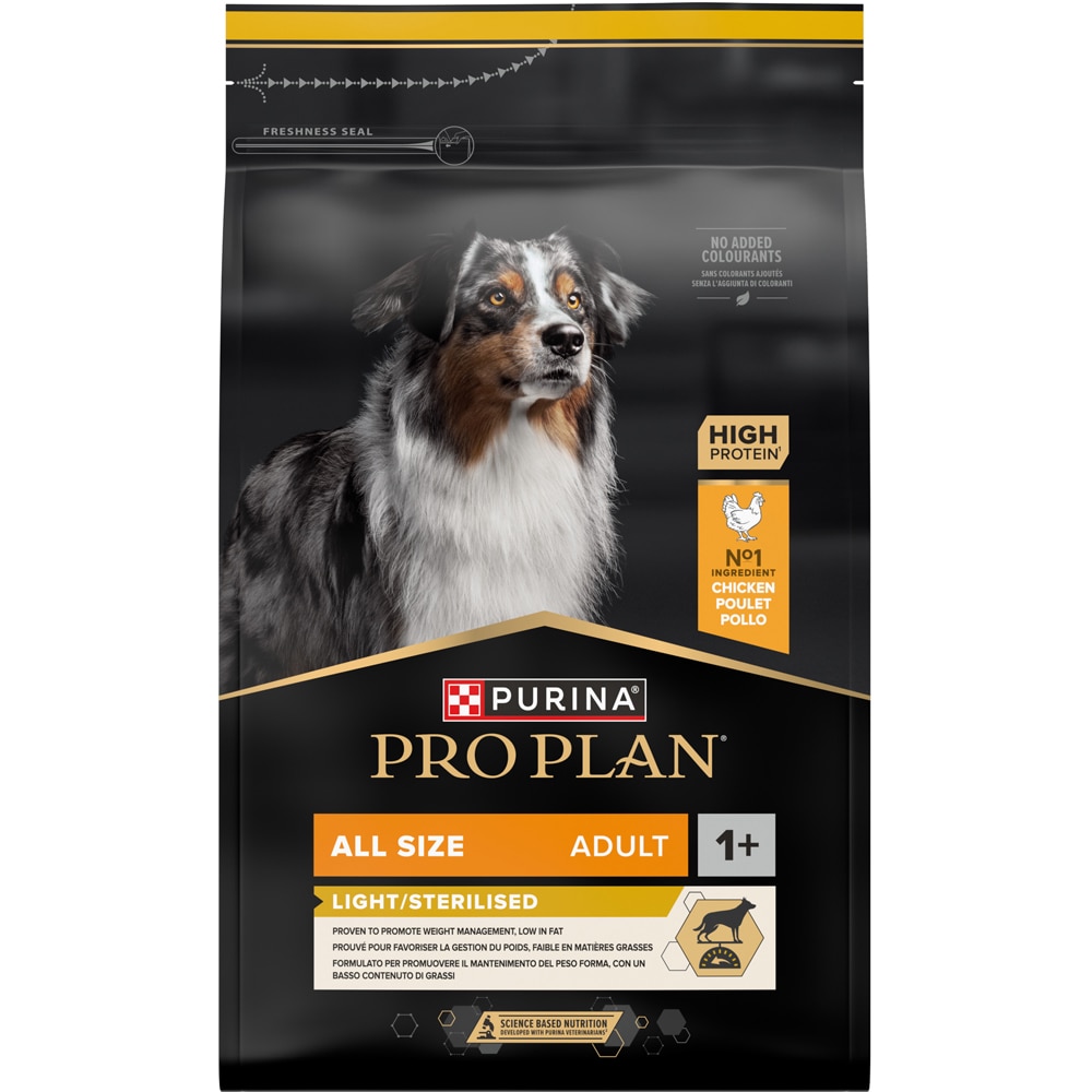 Hrana uscata pentru caini PURINA PRO PLAN Sterilised, Adult, Pui, 3 kg