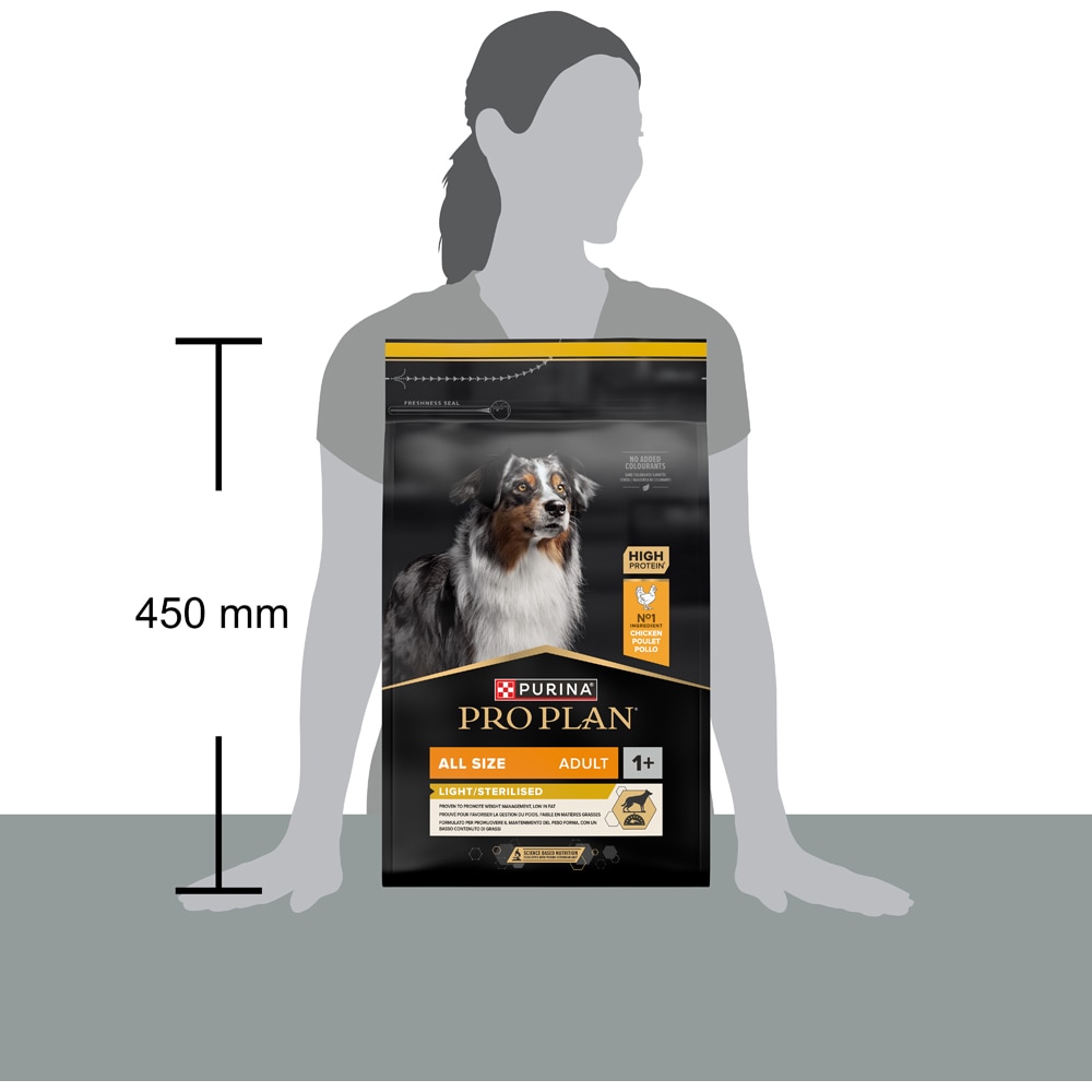 Hrana uscata pentru caini PURINA PRO PLAN Sterilised, Adult, Pui, 3 kg