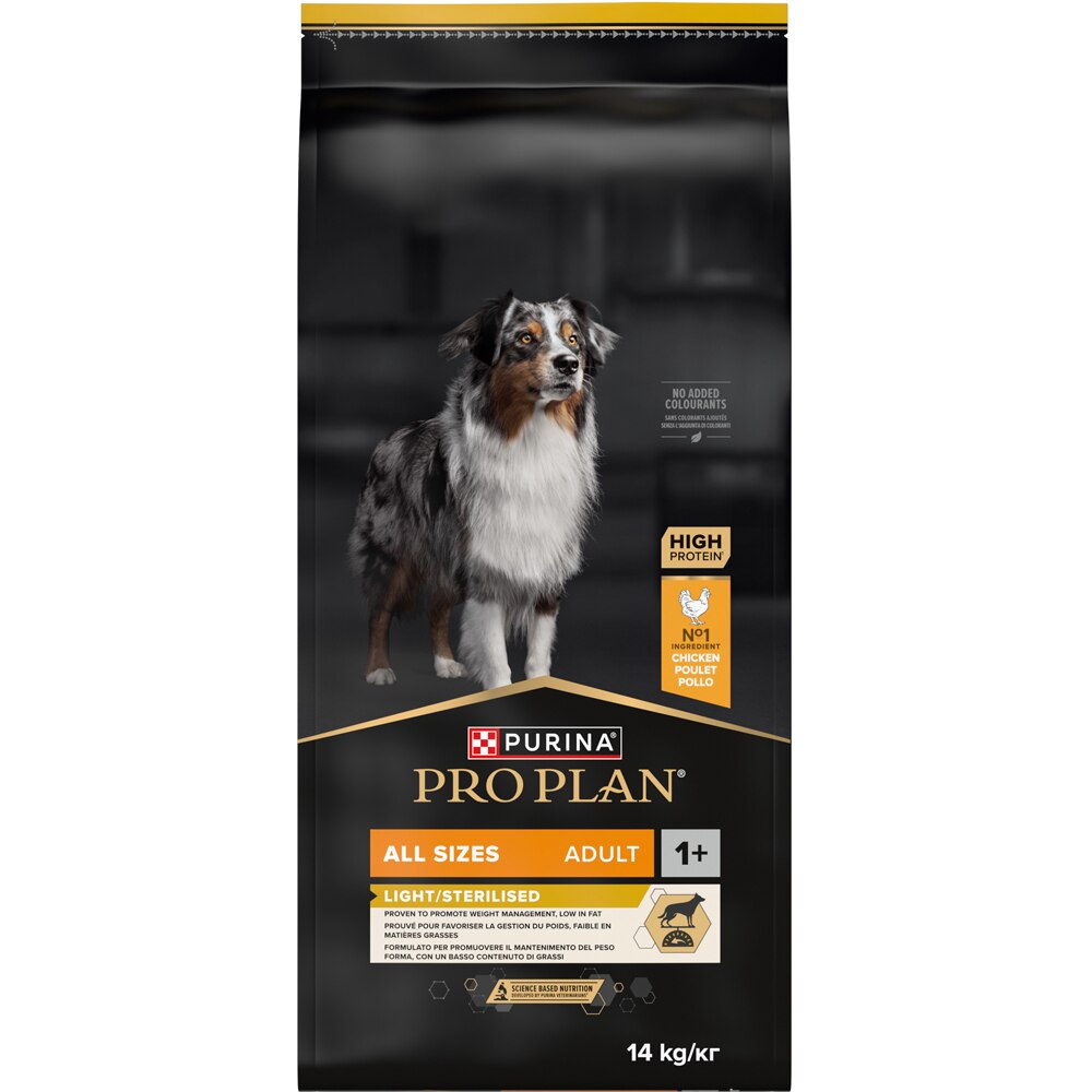 Hrana uscata pentru caini PURINA PRO PLAN Sterilised, Adult, Pui, 14 kg