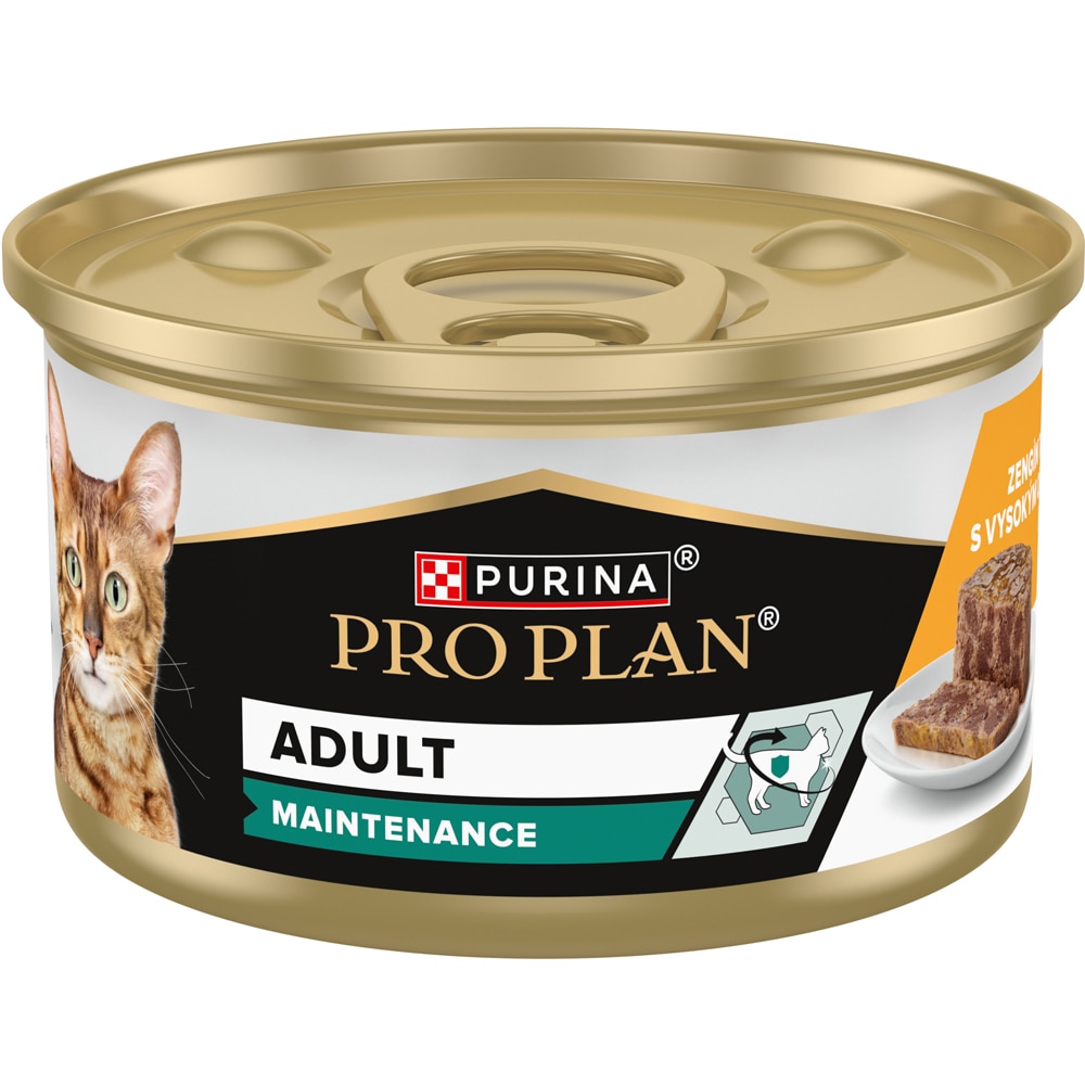 Hrana umeda pentru pisici PURINA PRO PLAN Maintenance, Adult, Pui, 24 x 85 g