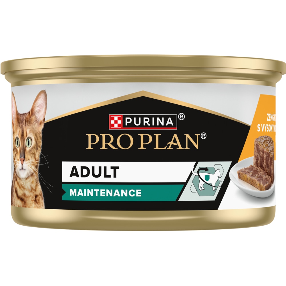 Hrana umeda pentru pisici PURINA PRO PLAN Maintenance, Adult, Pui, 24 x 85 g