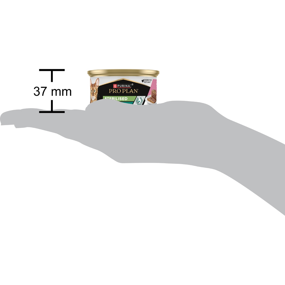 Hrana umeda pentru pisici PURINA PRO PLAN Sterilised Maintenance, Adult, Somon si Ton, 24 x 85 g