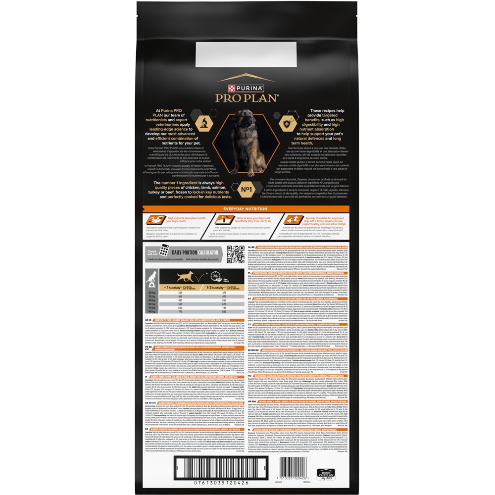 Hrana uscata pentru caini PURINA PRO PLAN Everyday Nutrition Large Robust, Adult, Pui, 10 kg