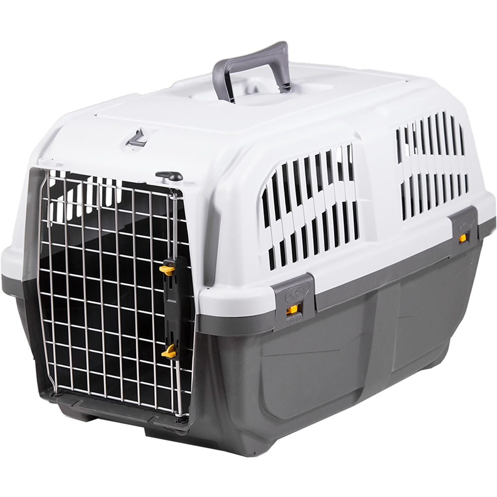 Cusca transport animale SKUDO 3, 60 x 40 x 39 cm, gri