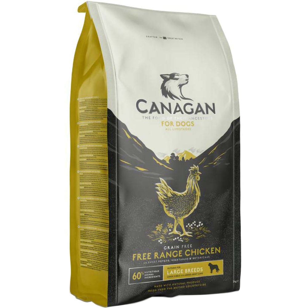 Hrana uscata pentru caini CANAGAN Grain Free Large Breed, Adult, Pui, 12 kg