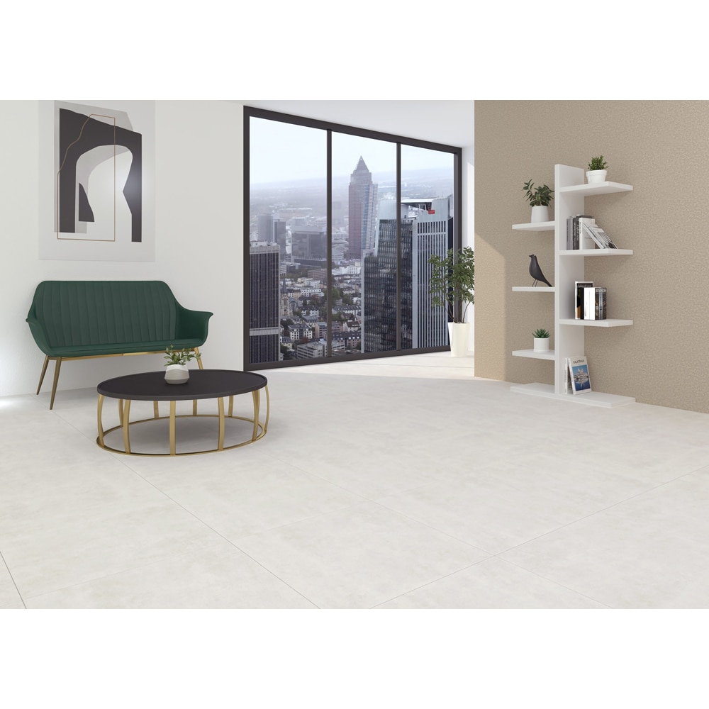 Gresie interior/exterior Greco Ivory, 60 x 60 cm, 8 mm, 1.8 mp2/cutie, PEI 3