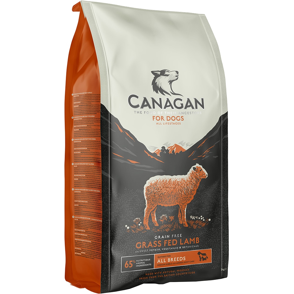 Hrana uscata pentru caini CANAGAN Grain Free, Adult, Miel, 12 kg