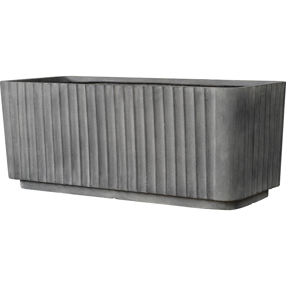 Jardiniera DEROMA Link, D98 cm, fibre sintetice, antracit