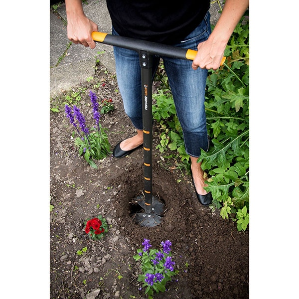 Burghiu de pamant Fiskars QuikDrill M 134720, 110cm, otel
