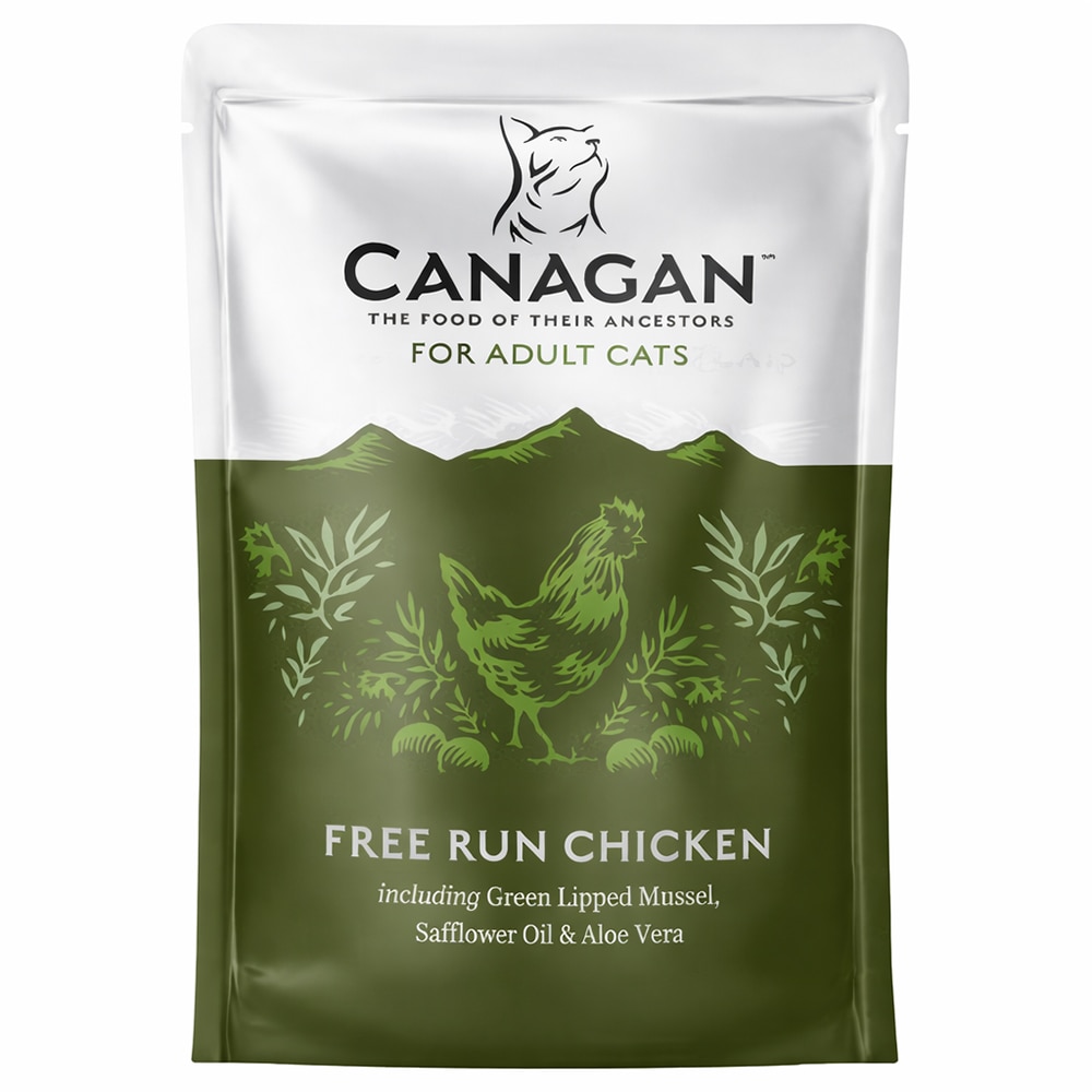 Hrana umeda pentru pisici CANAGAN, Adult, Pui, 8 x 85 g