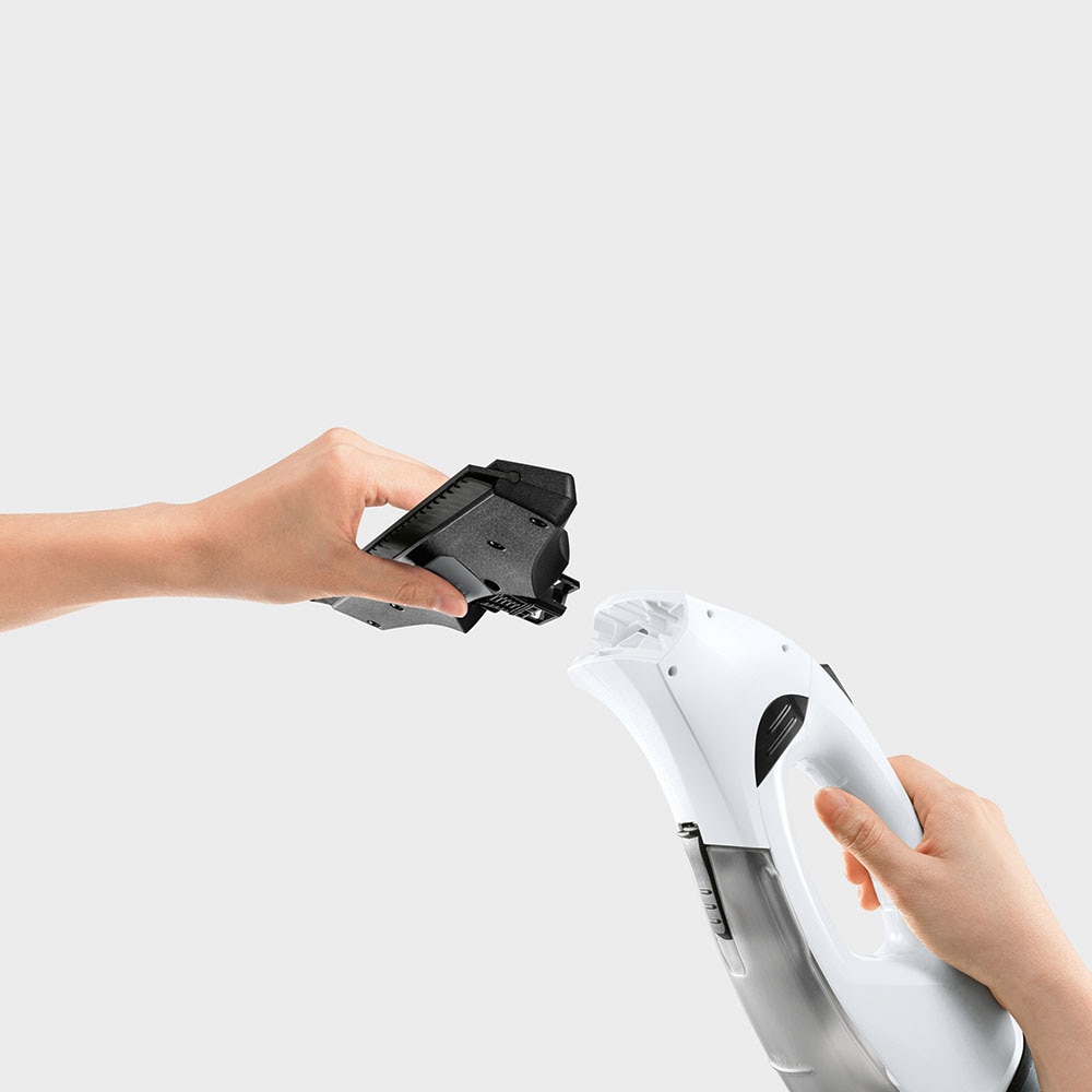 Aspirator geamuri KARCHER WV 2 Plus D500, 0.15l, 3.6V, autonomie max 35 min, alb-negru